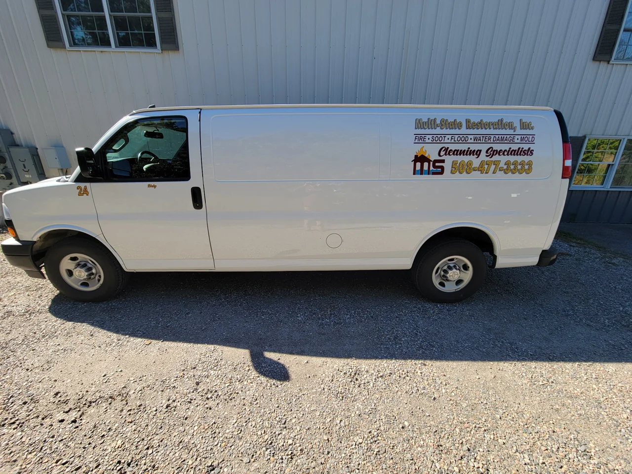 Multi-State Restoration branded service van